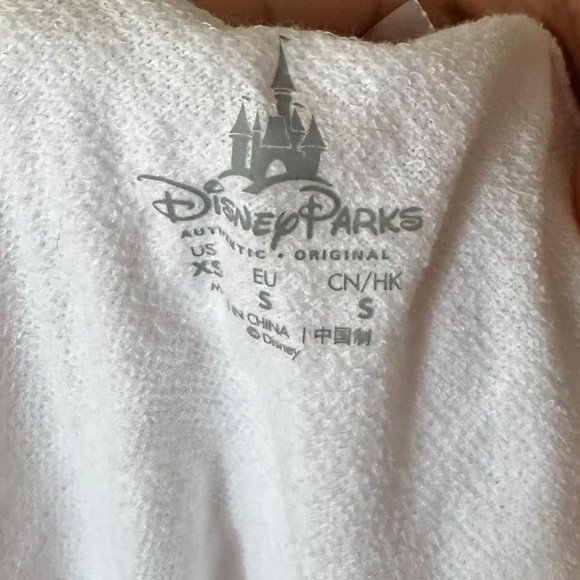 Vintage Minnie Mouse White/Pink Zip Up Size Xs - Picture 7 of 8